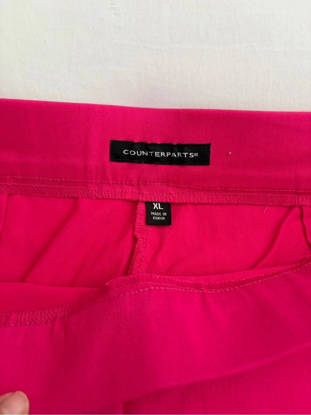 Counterparts Vibrant Hot Pink Straight-Leg Pants Size XL